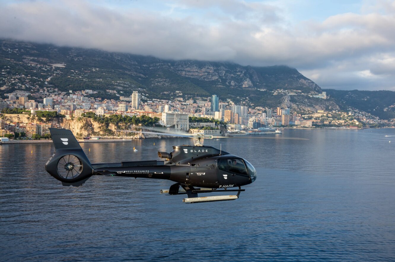 Transfert hélicoptère Cannes Monaco — Héliport Côte d'Azur
